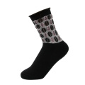 Großhandel Lose Manschette Damensocken Baumwollsocken Jacquard Socken mit Blume